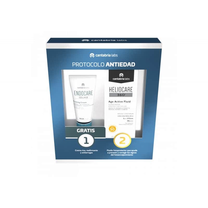 Heliocare Age Active Fluid SPF50 50ml + Endocare Cellage Firming Cream 15ml