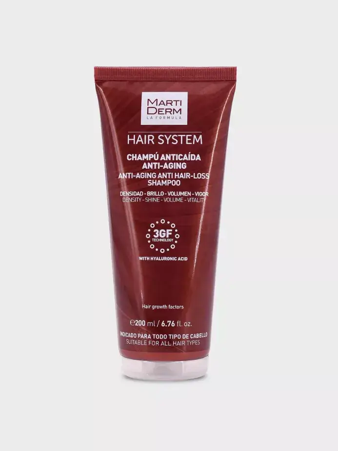 MartiDerm Hair System 3Gf Champú Anticaída 200ml